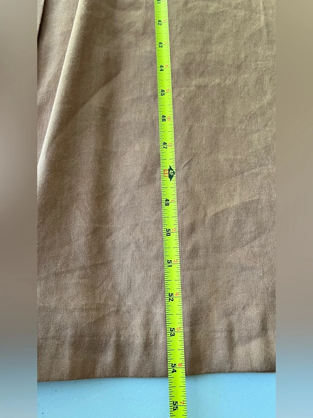 NWT Antonio Melani x M.G. Style Jen Maxi Dress Size 10 Walnut Linen Blend